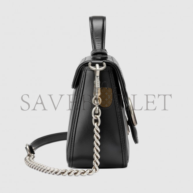 GUCCI GG MARMONT MINI TOP HANDLE BAG 583571 (21*15.5*8cm) GUCCI GG MARMONT MINI TOP HANDLE BAG 583571 (21*15.5*8cm)